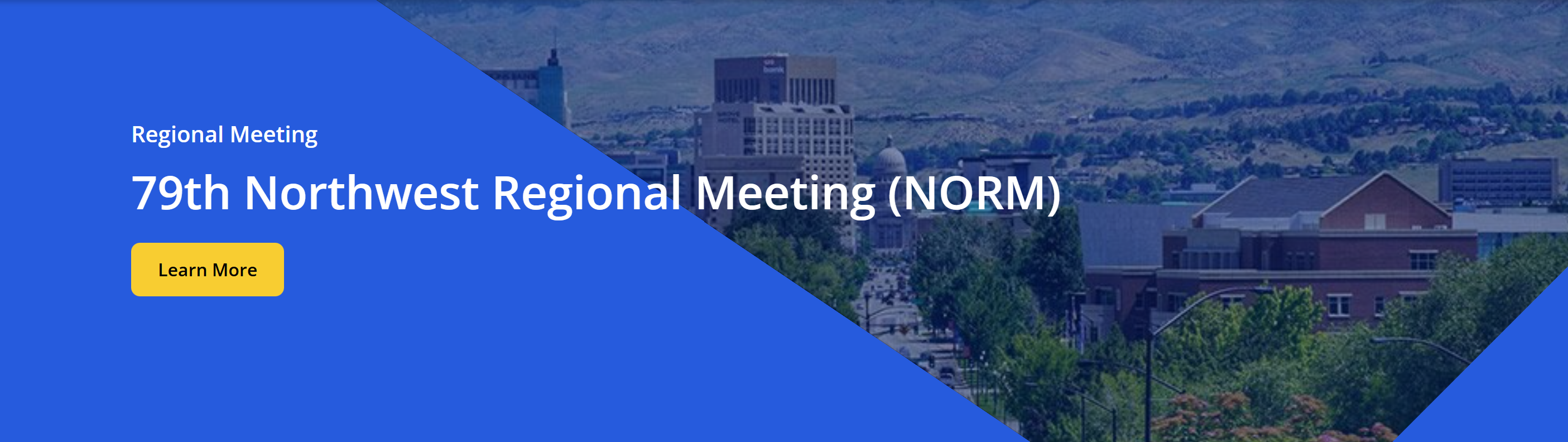 Save the Date: 79th Northwest Regional Meeting (NORM)